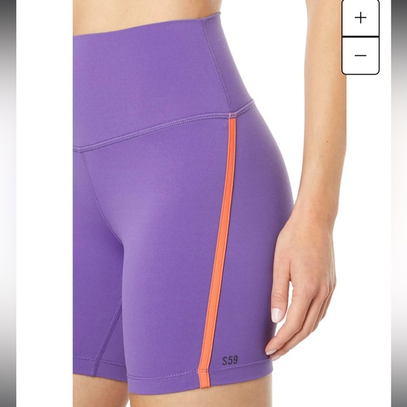 SPLITS59 Airweight high waist purple bike short size XL - Picture 7 of 7
